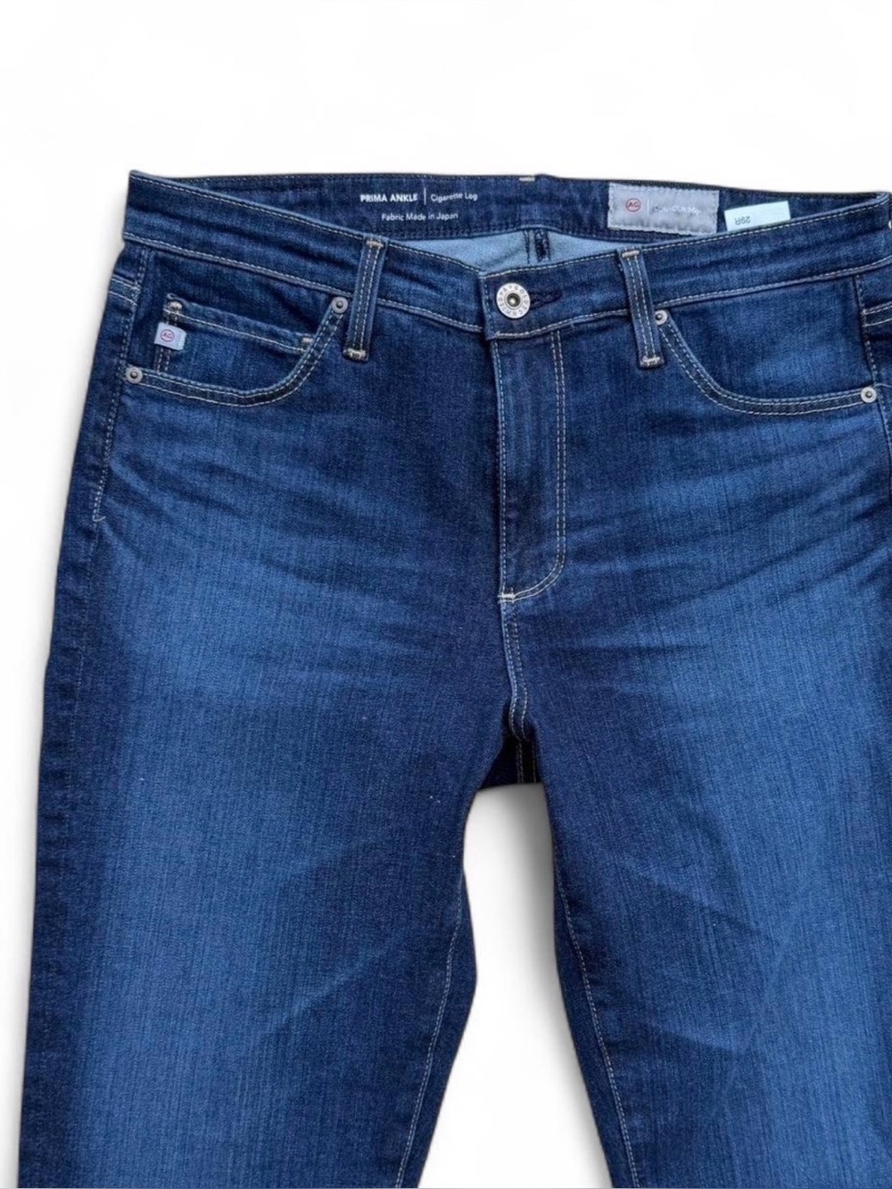AG Adriano Goldschmied Jeans Womens 29 Blue Dark Wash Prima Ankle Cigarette Leg